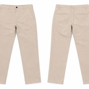 Classic Men's Beige Dress Pants